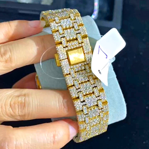 Venta al por mayor de relojes de lujo Moissanite | VVS Iced Out Skeleton Presidential Diamond Tester - Product Image 3