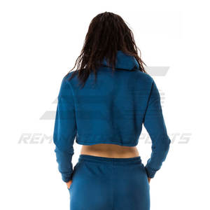 เสื้อครอปสตรีสไตล์ใหม่ราคาถูกเสื้อครอปผ้าฝ้ายขนาดใหญ่ปรับแต่งโลโก้ได้ตามต้องการ - Product Image 3