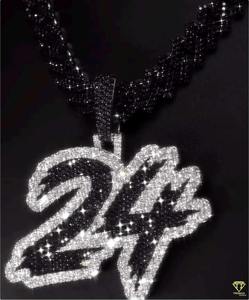 Indian Personalized Iced Out VVS Lab Grown Diamond Number Pendant Hip Hop Style <b>Jewellery</b> Available for Wholesale Supply - Product Image 2