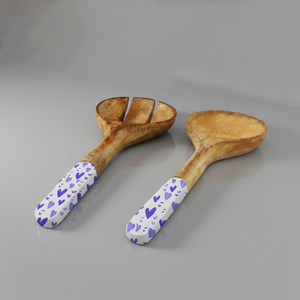 Elegante Juego de Cubiertos de Madera de Mango con Recubrimiento de Esmalte, Cubiertos Hechos a Mano, Vajilla para el Hogar, Restaurantes, Fiestas, Proveedor Mayorista de Cocina - Product Image 5