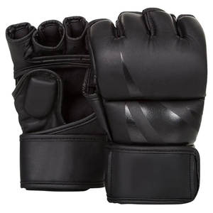 Guantes de boxeo MMA de medio Dedo de calidad superior Guantes de entrenamiento de fitness Kickboxing MMA Guantes para adultos Servicio OEM de deportes de alta calidad - Product Image 3