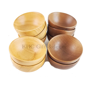 Service de vaisselle en bois ODM OEM écologique de l'usine du Vietnam bol à salade de riz personnalisé durable avec un nouveau design - Product Image 5