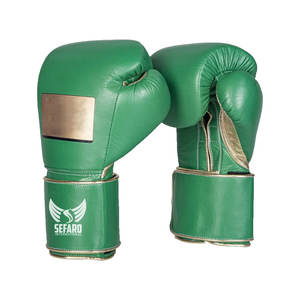 Venta caliente Guantes de boxeo de diseño personalizado Precio barato Guantes de boxeo hechos en cuero - Product Image 1