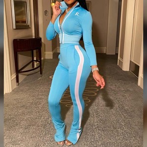 High Quality 100% Cotton Windproof Solid Winter Plus Size Unisex Heavyweight Jogging Femme <b>Crop</b> Sweatsuit Short Set Custom - Product Image 1