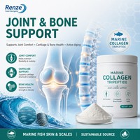 Collagène Marin Tripeptide en Poudre, Peptide de Collagène de Poisson pour Boissons, Gummies, Capsules et Comprimés de Beauté