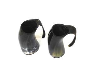 Jarra de cuerno natural para hidromiel, cerveza, jarra de cuerno vikinga hecha a mano para reuniones tradicionales medievales. - Product Image 6