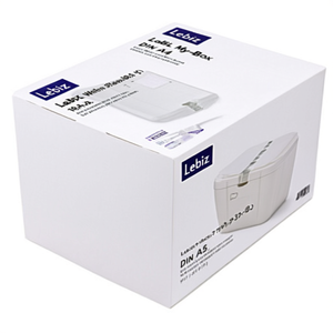 Leitz MyBox DIN A4 18L White/Grey ABS Plastic Office <b>Organizer</b> Storage Box 31.8x19.8x38.5cm Minimalist Design - Product Image 3