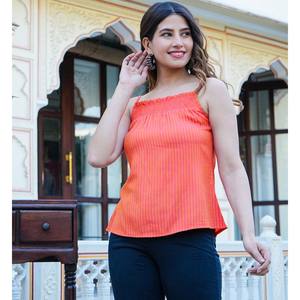 เสื้อและเสื้อกลางแจ้งพิมพ์ลายทางผ้าวิสคอสสำหรับใส่สบายและมีสไตล์ - Product Image 2