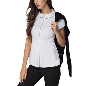 Los 100% uniformes médicos de enfermera de tela de sarga más vendidos con cremallera completa uniformes de Hospital - Product Image 1