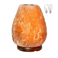 Combo diffuseur et brûleur d'huile d'aromathérapie inspirante au sel gemme rose améliore l'ambiance avec du sel de l'Himalaya