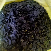 GREENFIRE VIETNAM Charbon Actif en Coque de Noix de Coco Argent Noir pour Chicha, Briquettes/Pièces en Poudre, Teneur en Carbone 75-80%
