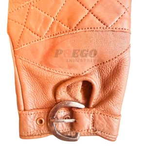 ถุงมือออกกำลังกายหนังพรีเมียมแบบครึ่งนิ้ว สายรัดปรับได้ ถุงมือยกน้ำหนัก ระบายอากาศได้ดี กันลื่น - Product Image 5