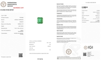 Tourmaline verte bleue certifiée IGI, taille octogonale 6,08 CT, 11x10 mm, facettée, pierre précieuse en vrac disponible dès maintenant pour pendentif de bijoux de luxe