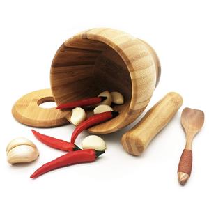 Vente en gros de pilon en bois pour la cuisine outil à épices Vaisselle décorative taille personnalisée produit le plus vendu - Product Image 2