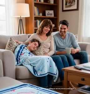 Frazada Infantil de Invierno 100x140cm Poliéster/Lino Suave Acolchada Selección Aleatoria Bebé +40 Diseños Manta Niños Premium - Product Image 5