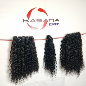 Fabrication de 100% couleur naturelle vietnamienne 100% noir pas cher Bundle cuticule aligné tressage droite indienne Extensions femmes - Product Image 2