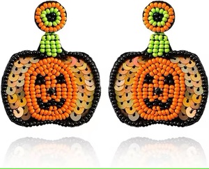 ต่างหูปักลูกปัดที่ขายดีที่สุดเครื่องประดับแฟชั่นสำหรับผู้หญิงทำมือสีสันสดใส - Product Image 1