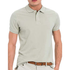 Camiseta de polo Logotipo bordado personalizado Liso para hombres Camiseta en blanco Camiseta de polo Estampado de deportes Camiseta de golf - Product Image 5