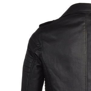 <b>Long</b> Sleeve Wholesale Men's Fashion <b>Leather</b> <b>Jacket</b> 100% PU Customized Eco-friendly Men's Fashion <b>Leather</b> <b>Jacket</b> - Product Image 6