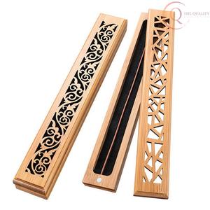 ที่วางธูปไม้สำหรับธูปอการ์บาตติ พร้อมที่ดักขี้เถ้าแบบดั้งเดิม ทนทาน เป็นธรรมชาติ เหมาะสำหรับใช้ในบ้าน วัด และพิธีกรรม - Product Image 1