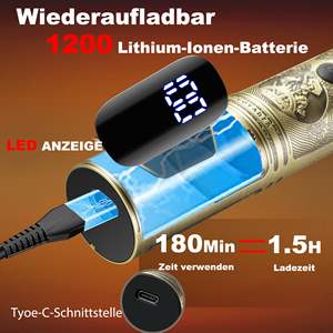 Tondeuses électriques sans fil professionnelles et kits de toilettage pour hommes avec tondeuses nasales pour visage, corps et moustache – Idéal pour offrir - Product Image 4