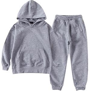 Conjuntos Deportivos Personalizados con Logotipo para Niños, Sudadera con Capucha, Conjuntos Deportivos para Niños, Conjuntos Deportivos Transpirables de Invierno al por Mayor, Conjunto de 2 Piezas - Product Image 1