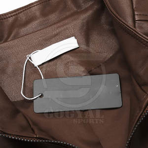 Chaqueta Casual Transpirable de Cuero Vacuno con Cuello Alto y Logotipo Frontal, Chaqueta de Invierno Ligera, Gran Venta - Product Image 2