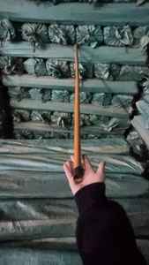 Article de ménage en plastique grain de bois manche de balai enduit de PVC et bâton d'escoba manche de balai en bois d'eucalyptus bâton de vadrouille - Product Image 4