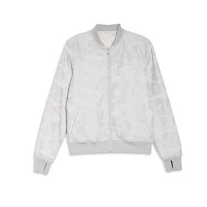 Chaqueta Bomber de Algodón Transpirable para Mujer, Estilo Urbano, con Cierre, Teñido Liso, Fabricante Personalizado de Alta Calidad 2026, Venta al por Mayor - Product Image 6