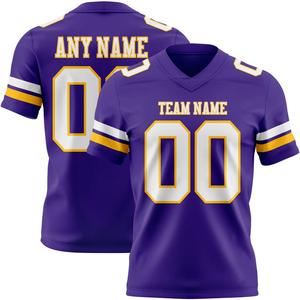 Jersey de fanático del fútbol americano de alta calidad, uniformes de número de nombre de equipo personalizado para amantes de los deportes - Product Image 1