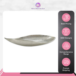 Distributeur mondial vendant une qualité supérieure fabriquée en Inde couleur argent métal bol décoratif plateau de fruits pour la décoration de la maison - Product Image 3