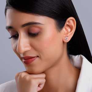 Pendientes de diamantes Prodigy de oro rosa - Product Image 6