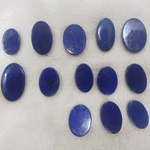 พลอยหลวมคุณภาพ AAA เกรดพรีเมียม มูนสโตนสีพีชธรรมชาติทรงหลังเบี้ย และลาพิสลาซูลีสีน้ำเงิน ลด 20% พร้อมของขวัญปีใหม่ - Product Image 1