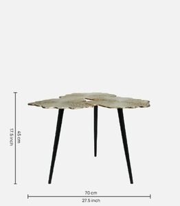 Table d'exposition moderne en métal avec pieds sur trépied Table d'appoint portable pour la décoration du salon Meubles de maison à prix - Product Image 3