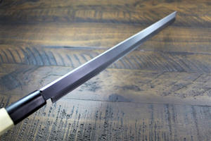 มีดแล่ปลาทูน่าเหล็กกล้าคาร์บอนระดับมืออาชีพ ใบมีด 12 นิ้ว ด้ามไม้ เป็นมิตรกับสิ่งแวดล้อม ผิวผิวตีขึ้นรูป - Product Image 5