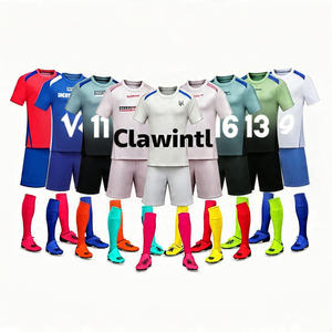 Uniformes de fútbol de alta calidad con logotipo personalizado, kit de ropa de fútbol de manga corta, conjunto de camisetas, ropa de equipo, fabricante de uniformes - Product Image 2