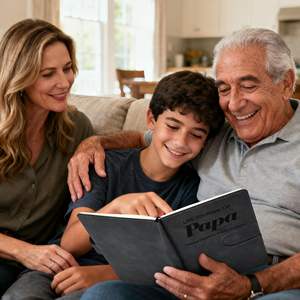 Diario de Cuero Life Story - Diario Guiado para Compartir Su Vida, el Mejor Regalo para el Día de San Valentín, Cumpleaños o Día del Padre para la Familia - Product Image 4