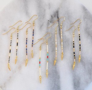 Boucles d'oreilles à perles de qualité supérieure, boucles d'oreilles longues à perles, boucles d'oreilles bohèmes, boucles d'oreilles délicates - Product Image 1