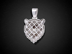 Colgante de Diamante Hip Hop con Moissanita Hermosa, Engaste de Bisel con Tecnología de Incrustación en Plata de Ley 925, el Mejor Regalo para Hombres y Mujeres, VVS Iced - Product Image 3