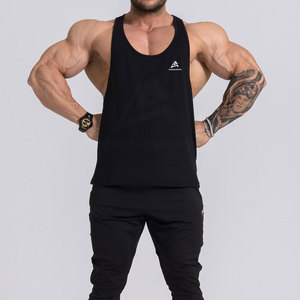 Débardeurs de sport décontractés pour hommes, sans manches, pour musculation, fitness, entraînement, polyester/coton, confortables, légers, séchage rapide - Product Image 3