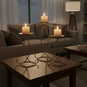 Candelabro de Hierro Forjado de Alta Calidad RK-331011, Soporte de Metal Decorativo Hecho a Mano para Decoración Moderna de Hogar de Lujo - Product Image 4