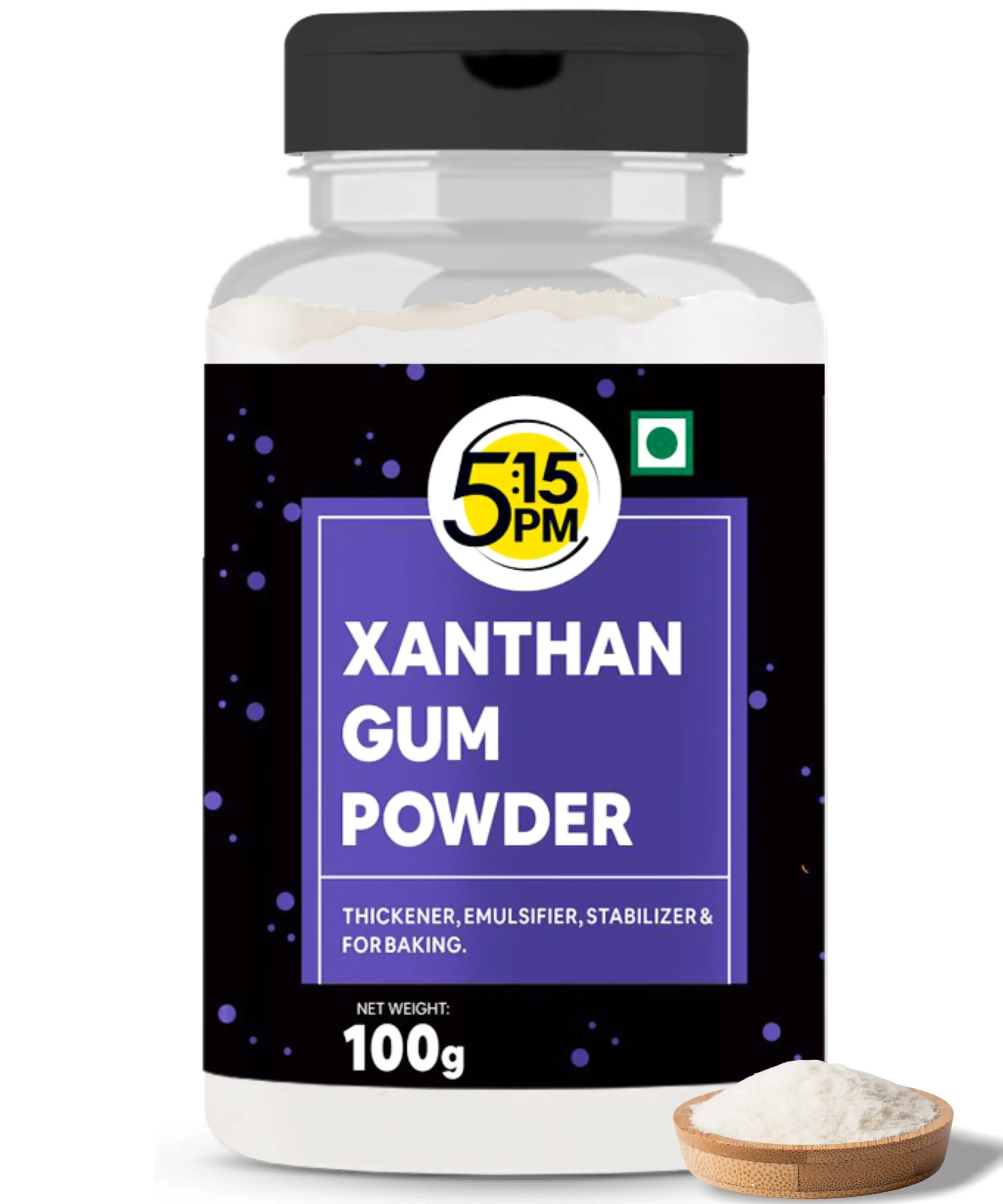 Bột Kẹo Cao Su Xanthan 100G Để Nấu Nướng Và Nướng Bánh | Chất Kết Dính Dày & Chất Ổn Định Thực Phẩm | Hoàn Hảo Để Nướng Bánh | Chất Nhũ Hóa Thực Phẩm