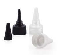 Bouteille compte-gouttes en plastique PET de 500 ml avec bouchon à bec pointu, impression de logo personnalisée, bouteille à presser à épaule ronde pour les soins capillaires
