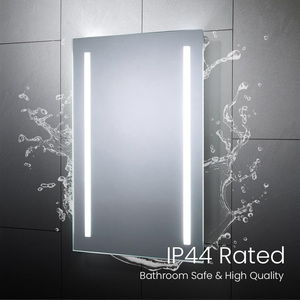 High Selling Cool Wave Sensor Mirror Heater Frameless Polished Edge LED Lighting Multi-Scenario Application - Product Image 1
