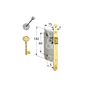 PATENT CENTRO <b>LOCK</b> <b>Latch</b> only - Product Image 1