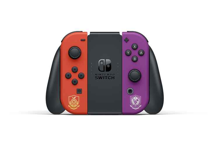 Original Nintendos Switch - OLED with Neon Blue and Neon Red Ready to Ship