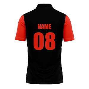 Camiseta de cricket de sublimación de alta calidad, Diseña tus propias camisetas deportivas de patrón sólido - Product Image 5