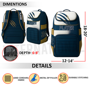 Conjunto de camiseta de fútbol americano, uniforme de equipo personalizado 7on7 con pantalones cortos, guantes y mochila, chándal Atlético transpirable para hombre - Product Image 3