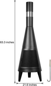 Modernas Braseras de Acero para Decoración de Paisajes Exteriores, Calefacción de Patios, Interacción Social Nocturna, Combustible de Gas Natural, Venta al por Mayor - Product Image 3