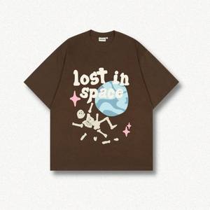 Camiseta de algodón suave con diseño personalizado, ropa de calle a la moda, estampado gráfico, moda informal, cómoda, uso diario, atuendo de verano - Product Image 1